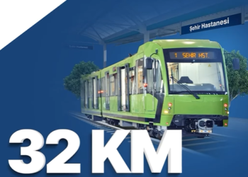 MEVCUT 57 KM RAYLI SİSTEME 32 KM İLAVE HAT